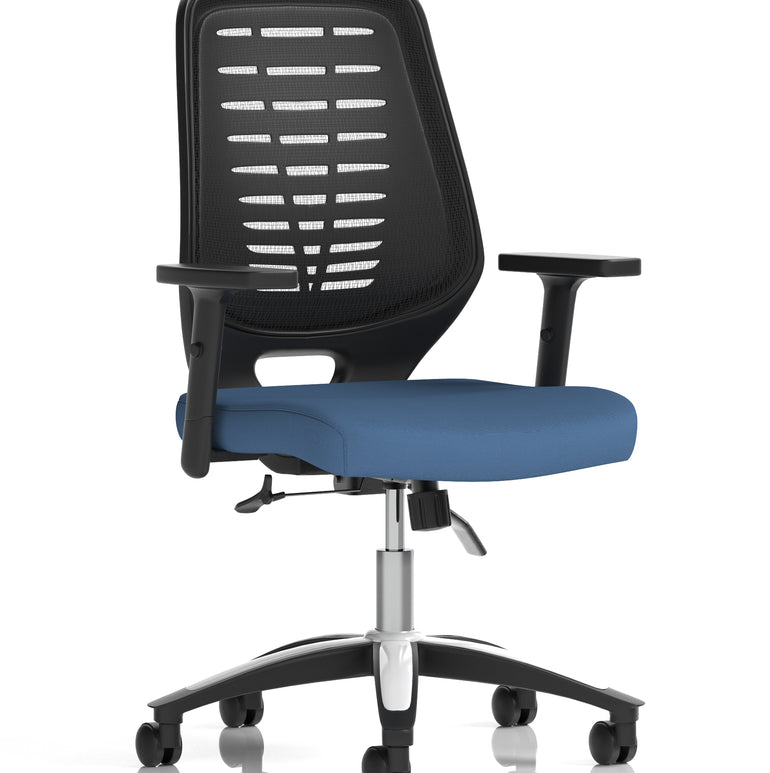 Relay Medium Mesh Back Task Operator Office Chair with Arms