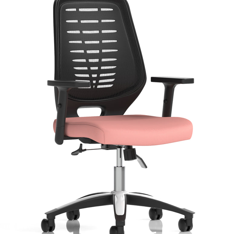 Relay Medium Mesh Back Task Operator Office Chair with Arms