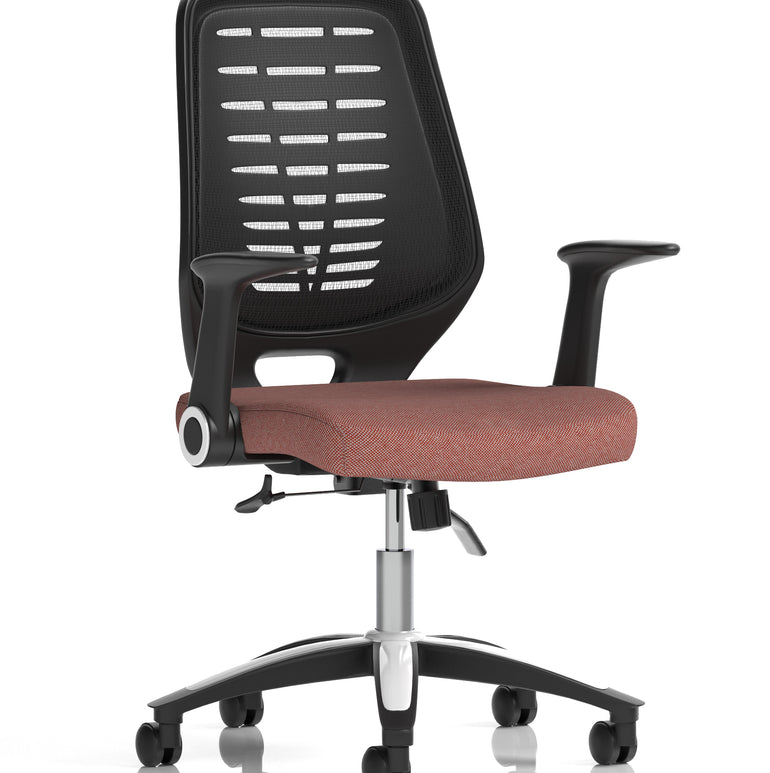 Relay Medium Mesh Back Task Operator Office Chair with Arms