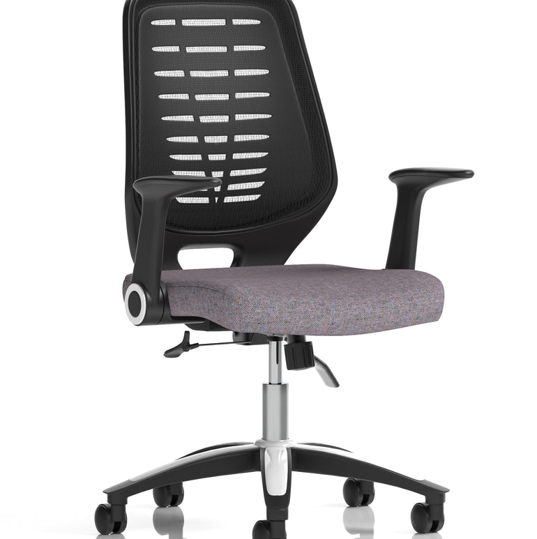Relay Medium Mesh Back Task Operator Office Chair with Arms