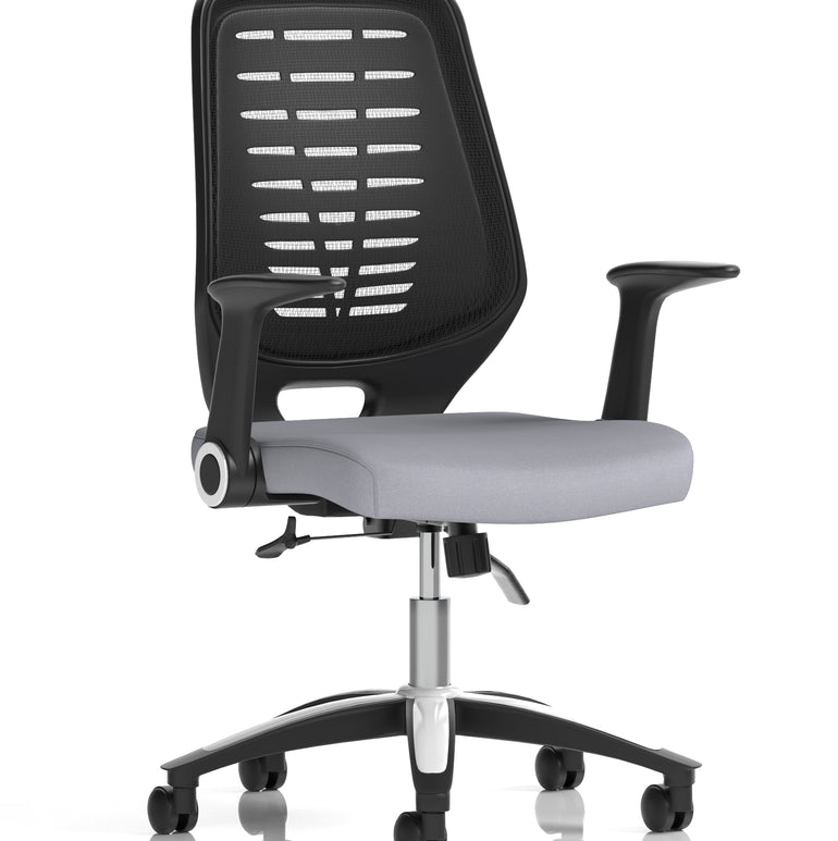Relay Medium Mesh Back Task Operator Office Chair with Arms