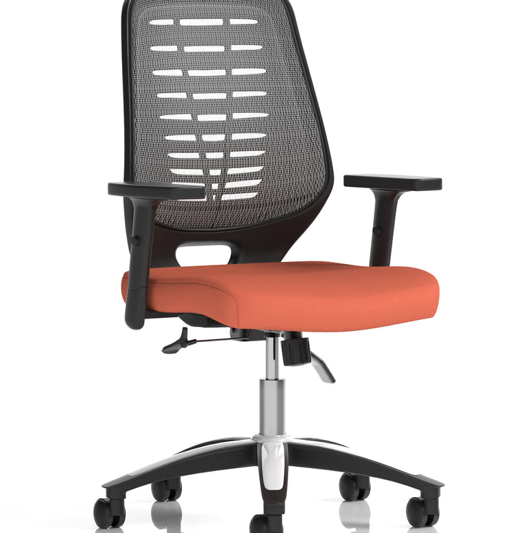 Relay Medium Mesh Back Task Operator Office Chair with Arms