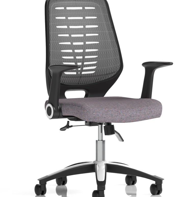 Relay Medium Mesh Back Task Operator Office Chair with Arms