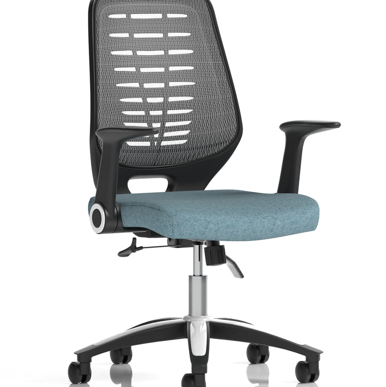 Relay Medium Mesh Back Task Operator Office Chair with Arms
