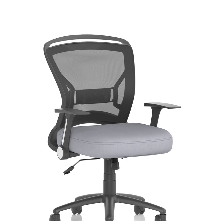 Zeus Medium Mesh Back Task Operator Office Chair with Arms