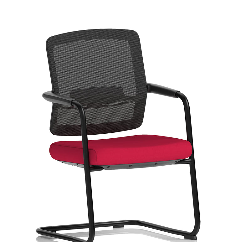 Flint Mesh Back Cantilever Chair