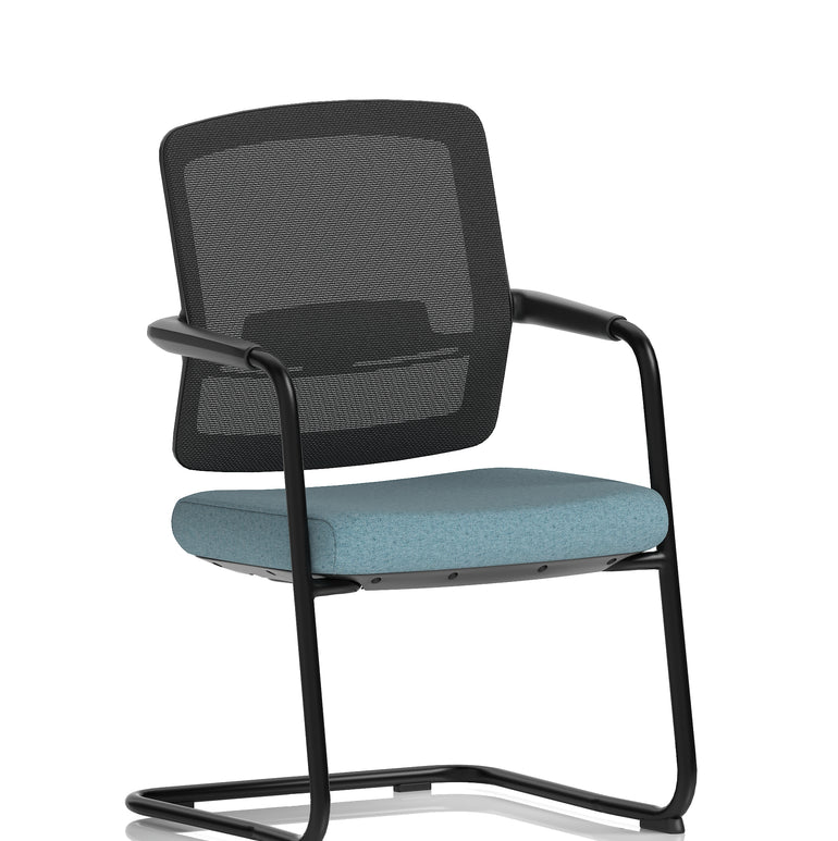 Flint Mesh Back Cantilever Chair