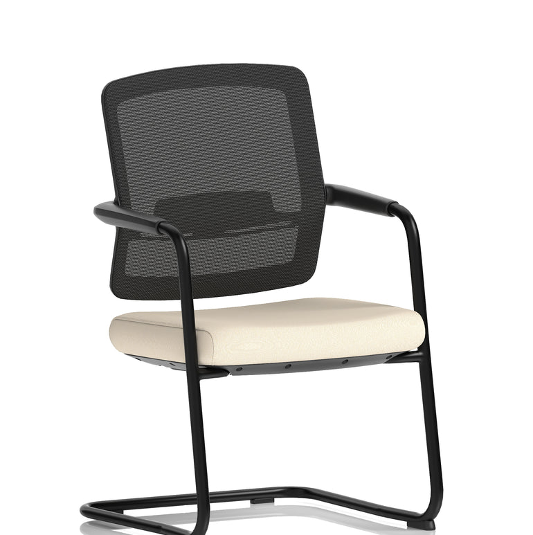 Flint Mesh Back Cantilever Chair