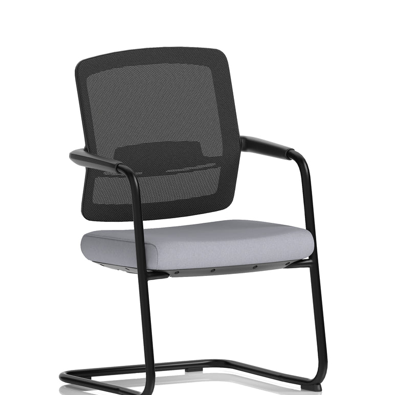 Flint Mesh Back Cantilever Chair