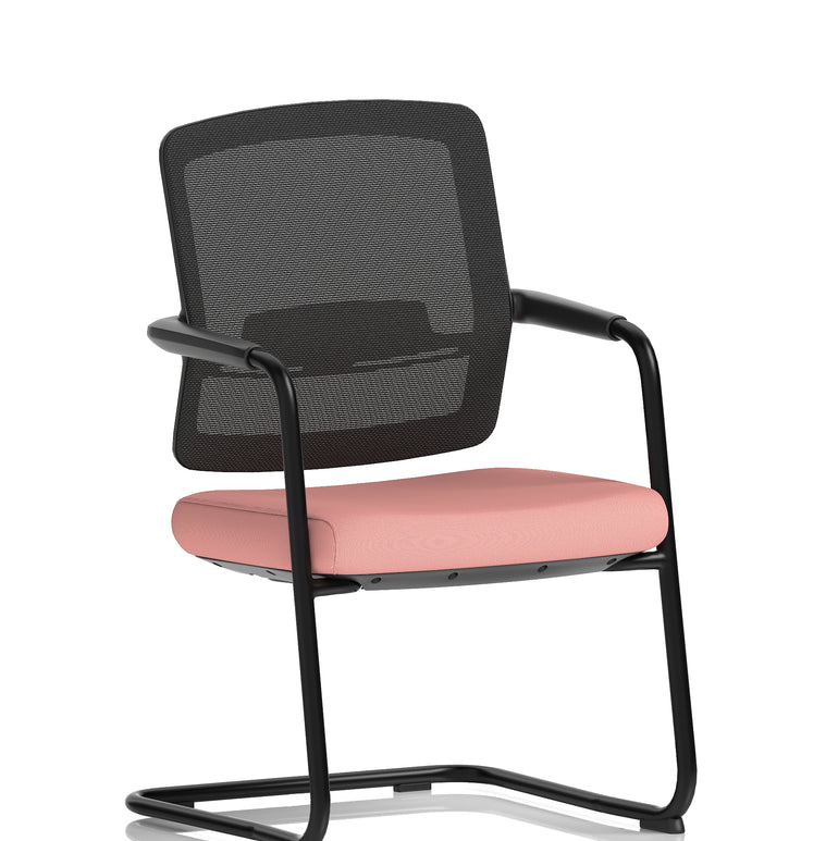 Flint Mesh Back Cantilever Chair