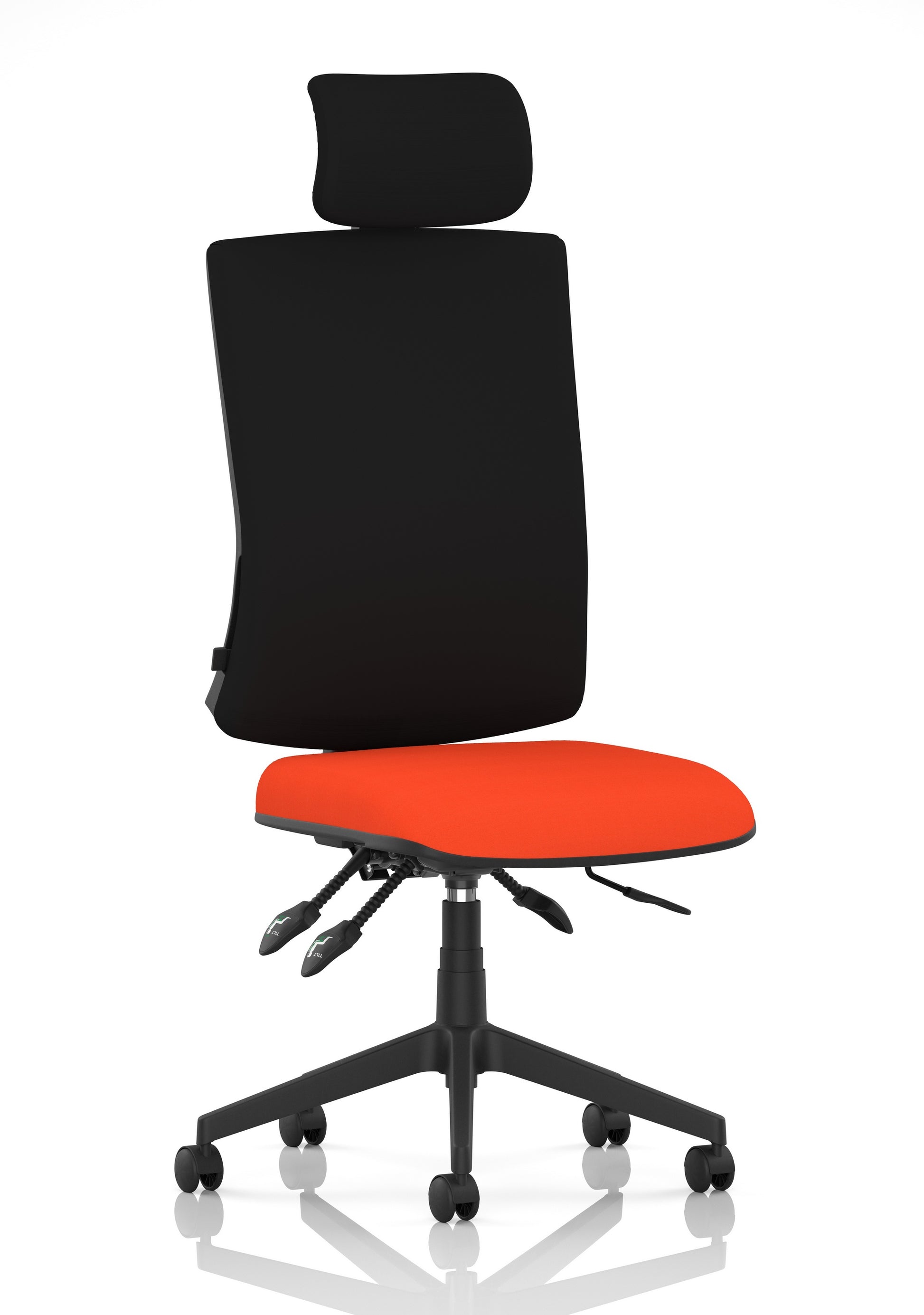 Orlena High Back Ergonomic Task Operator Office Chair with Headrest