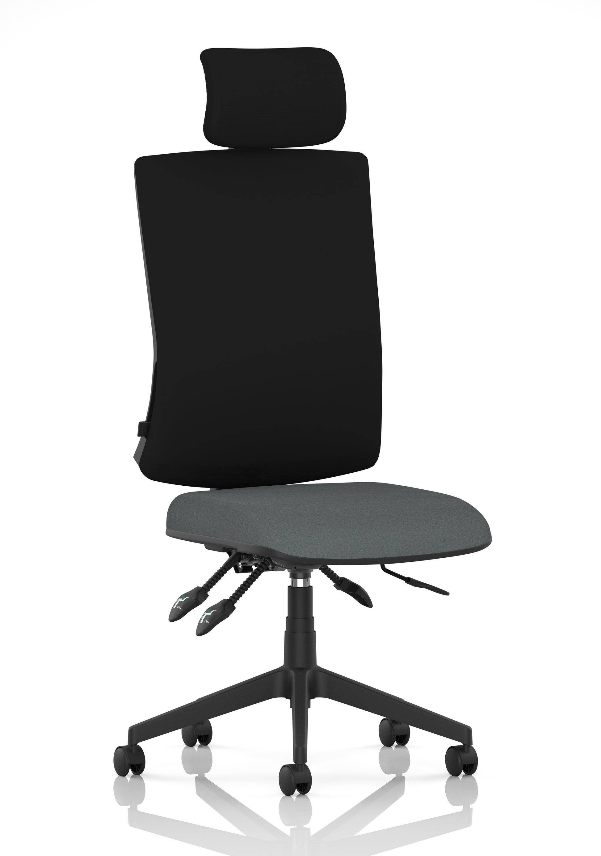 Orlena High Back Ergonomic Task Operator Office Chair with Headrest