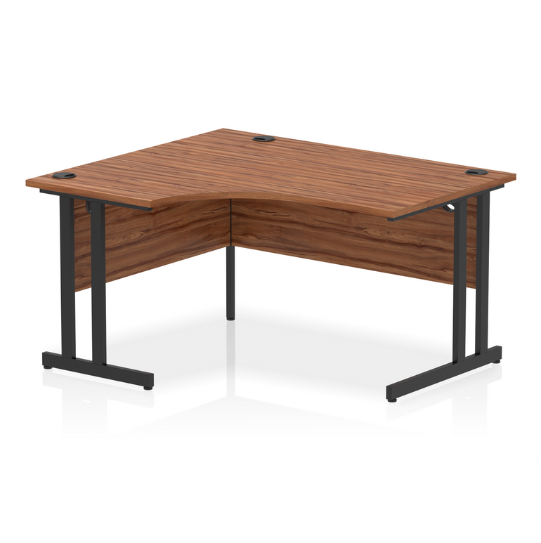 Impulse 1400mm Left Crescent Desk Cantilever Leg