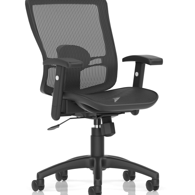 Palma Medium Mesh Back Task Operator Office Chair with Arms