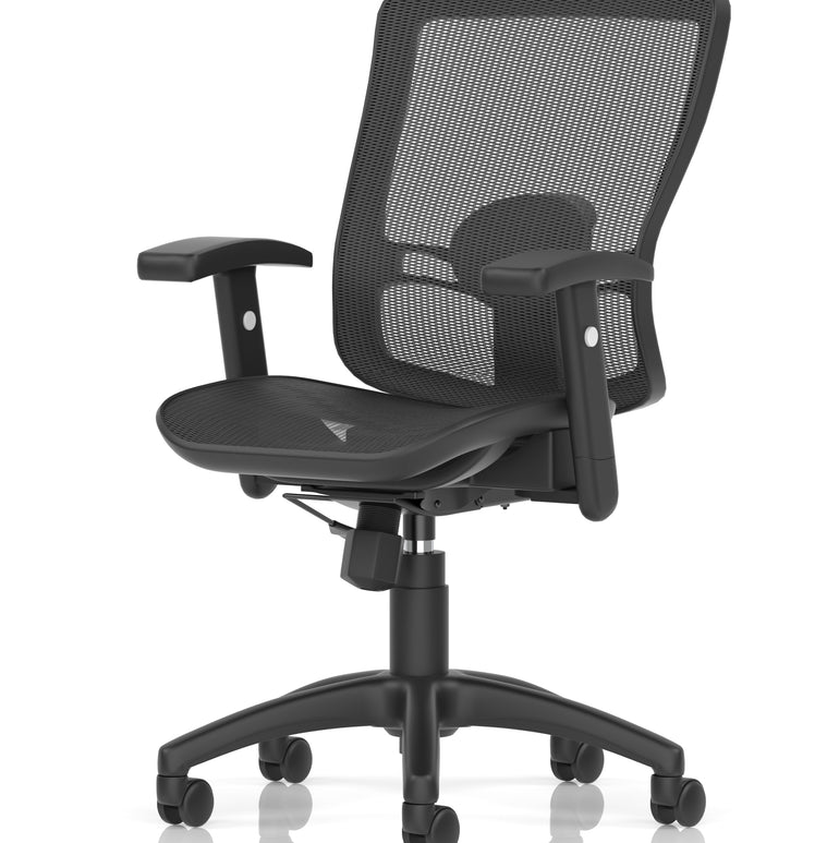 Palma Medium Mesh Back Task Operator Office Chair with Arms
