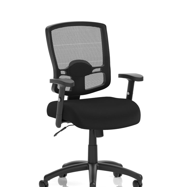 Portland Medium Mesh Back Task Operator Office Chair with Arms