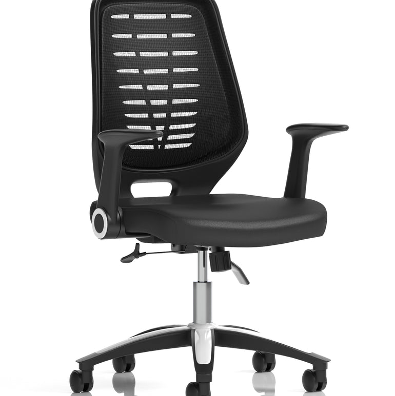 Relay Medium Mesh Back Task Operator Office Chair with Arms