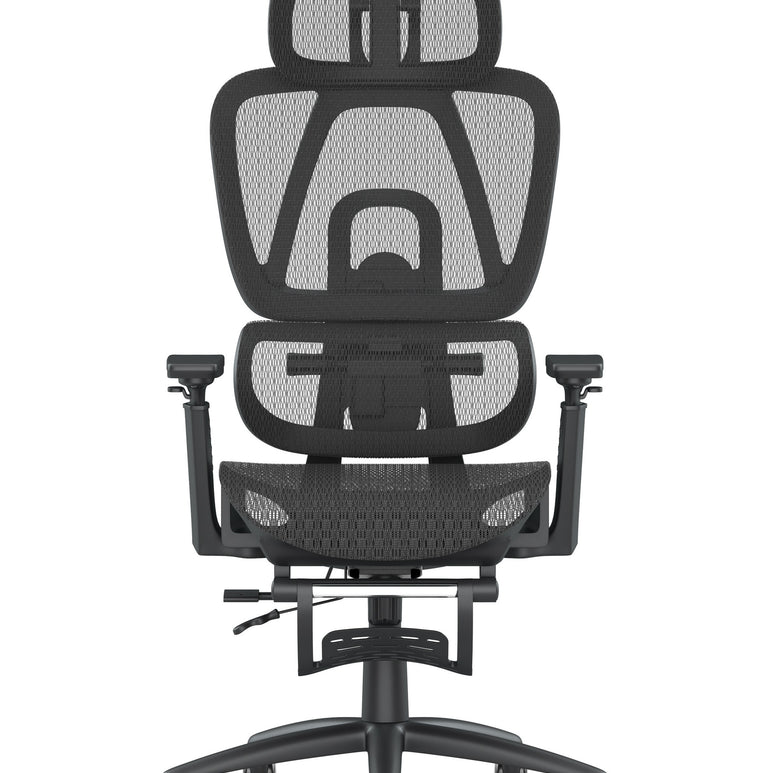 Horizon Executive Mesh Chair With Height Adjustable Arms and Footrest