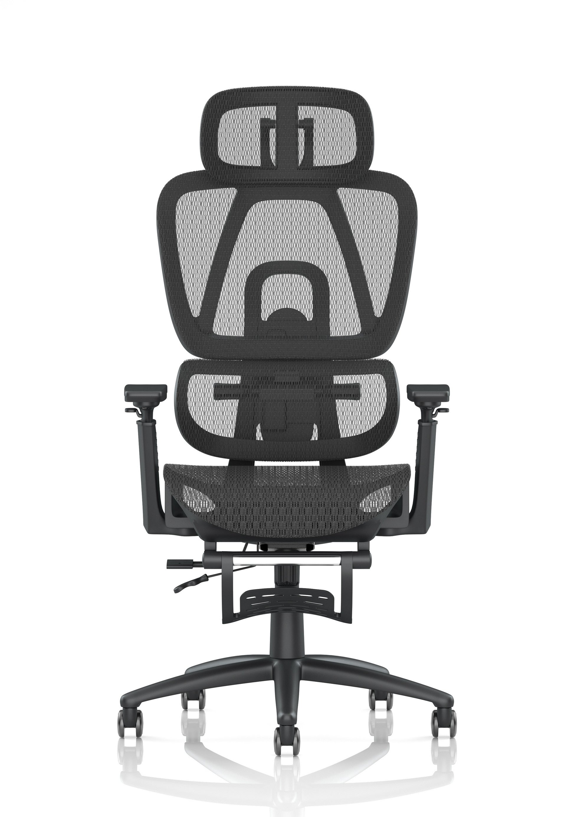 Horizon Executive Mesh Chair With Height Adjustable Arms and Footrest