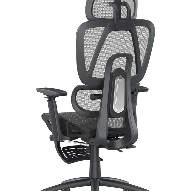 Horizon Executive Mesh Chair With Height Adjustable Arms and Footrest