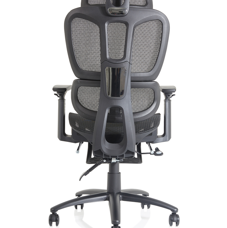 Horizon Executive Mesh Chair With Height Adjustable Arms and Footrest