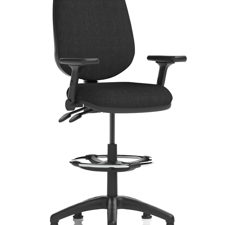 Eclipse Plus II Task Operator Office Chair with Hi Rise Draughtsman Kit