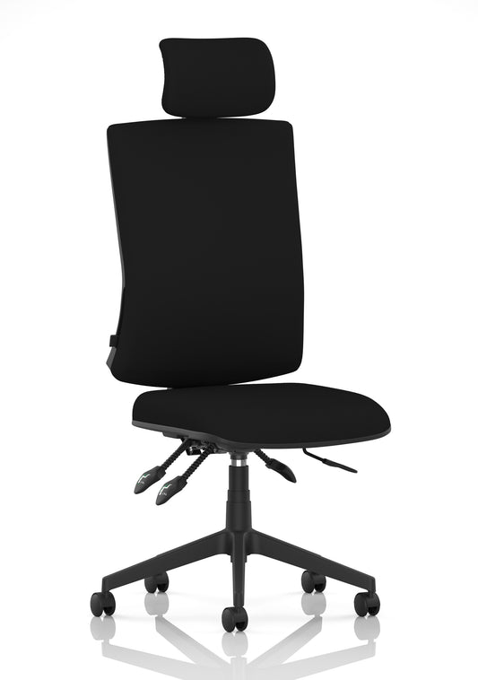 OE - Orlena High Back Ergonomic Task Operator Office Chair with Headrest