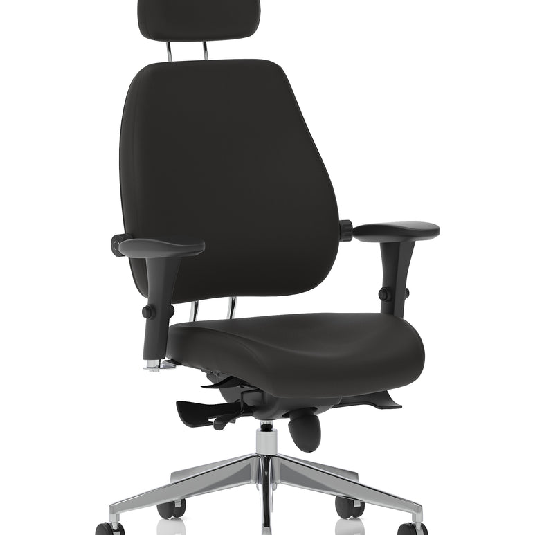 Chiro Plus Ultimate High Back Ergonomic Posture Chair with Arms and Headrest