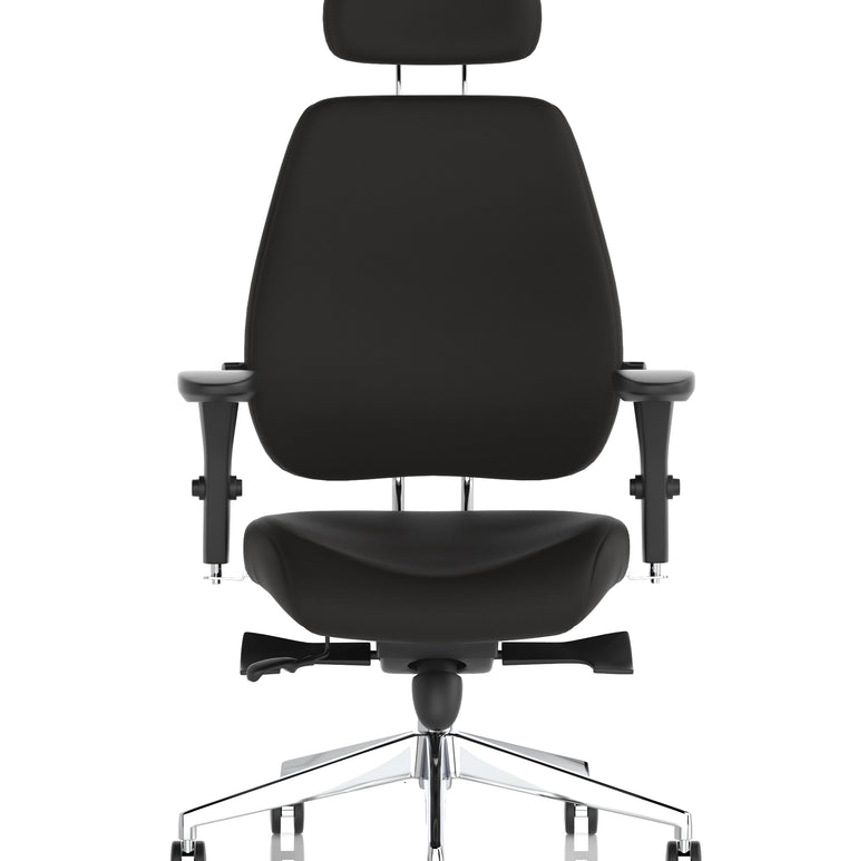 Chiro Plus Ultimate High Back Ergonomic Posture Chair with Arms and Headrest