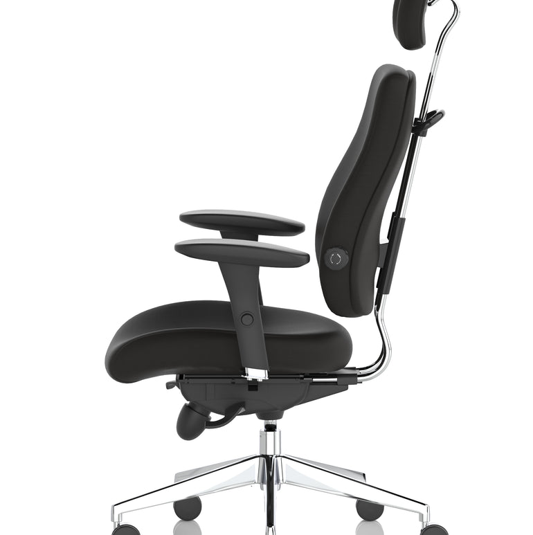 Chiro Plus Ultimate High Back Ergonomic Posture Chair with Arms and Headrest