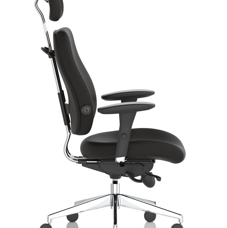 Chiro Plus Ultimate High Back Ergonomic Posture Chair with Arms and Headrest