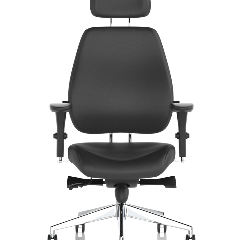 Chiro Plus Ultimate High Back Ergonomic Posture Chair with Arms and Headrest