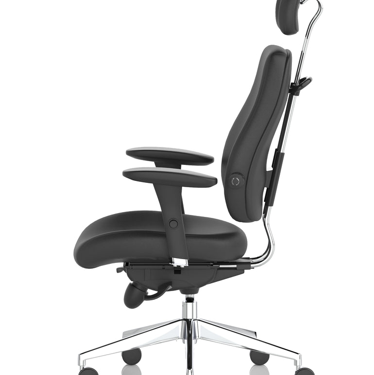 Chiro Plus Ultimate High Back Ergonomic Posture Chair with Arms and Headrest
