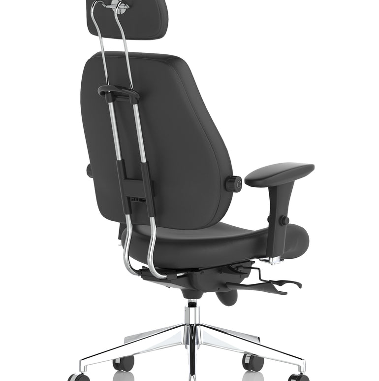 Chiro Plus Ultimate High Back Ergonomic Posture Chair with Arms and Headrest