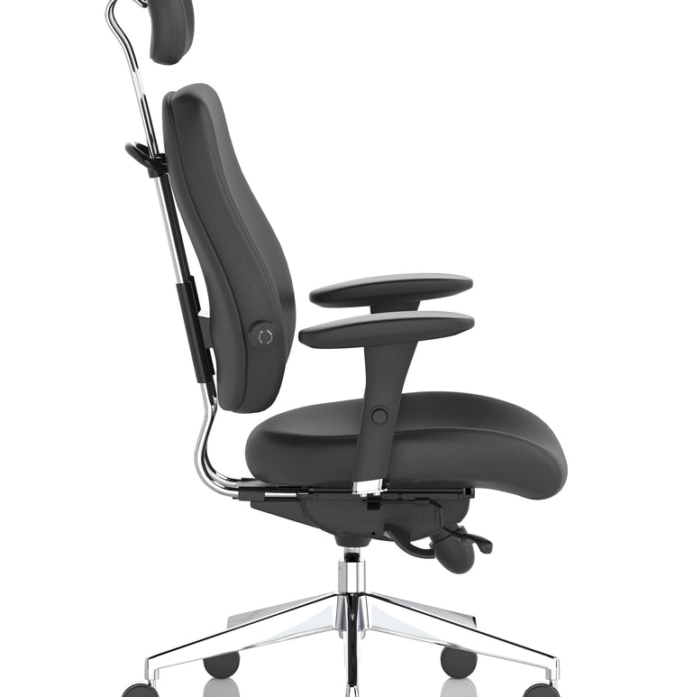 Chiro Plus Ultimate High Back Ergonomic Posture Chair with Arms and Headrest