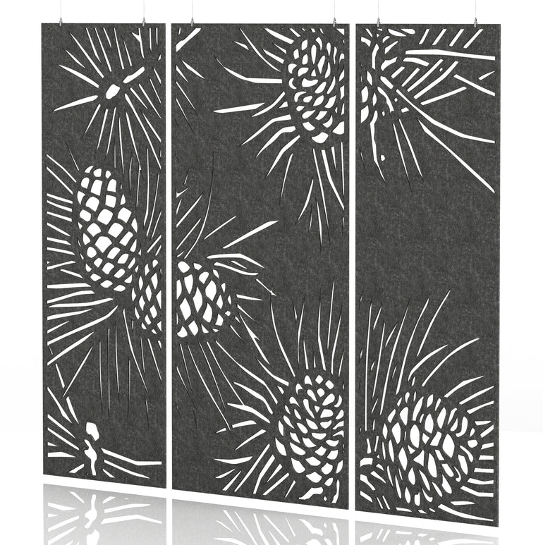 Sch! Acoustic Wall and Hanging Screens (3 Piece)