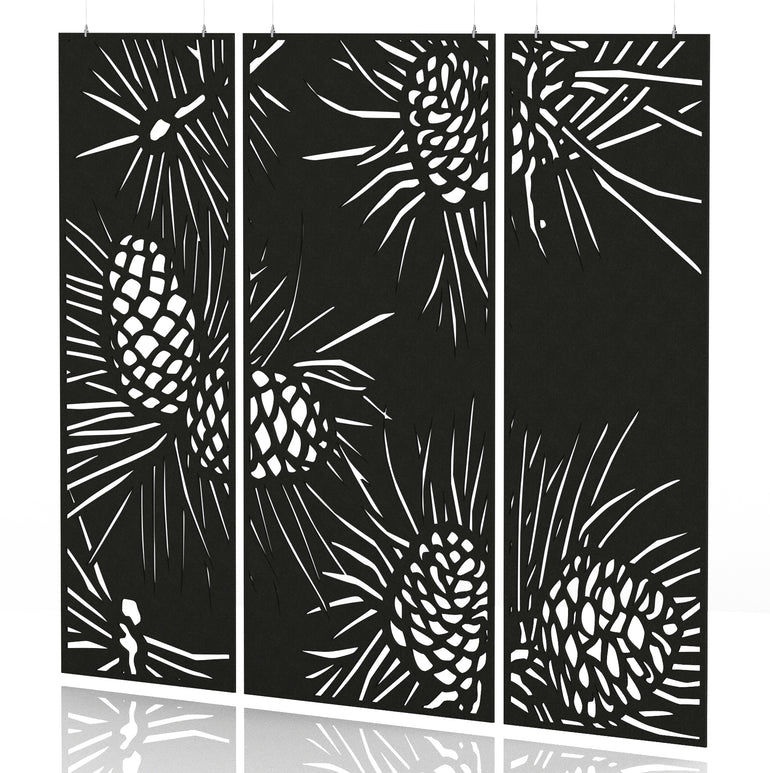 Sch! Acoustic Wall and Hanging Screens (3 Piece)