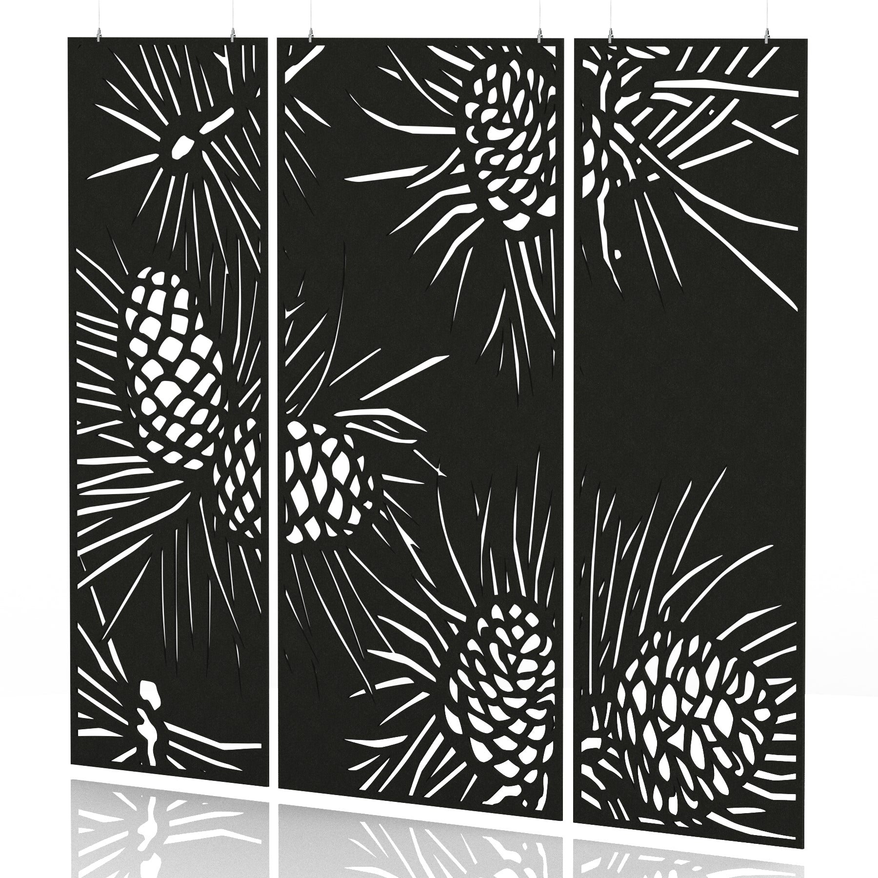 Sch! Acoustic Wall and Hanging Screens (3 Piece)