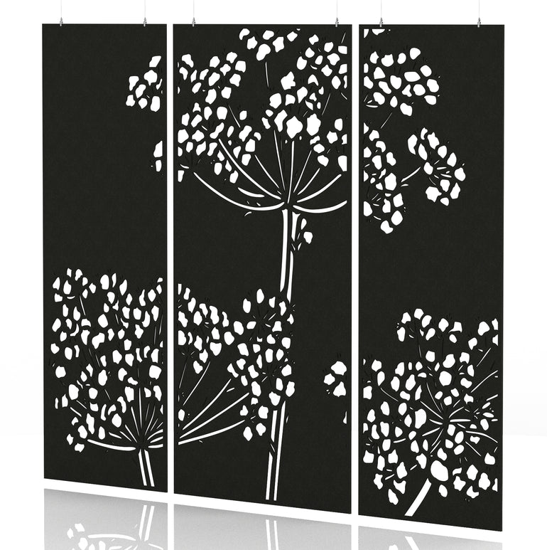 Sch! Acoustic Wall and Hanging Screens (3 Piece)