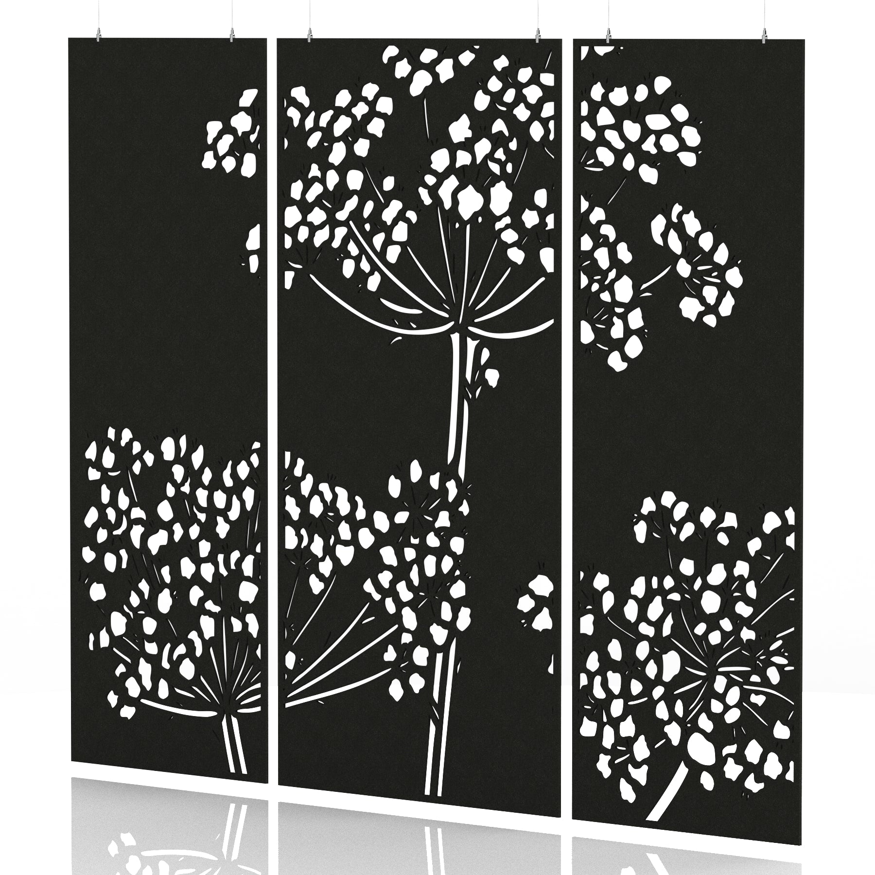 Sch! Acoustic Wall and Hanging Screens (3 Piece)