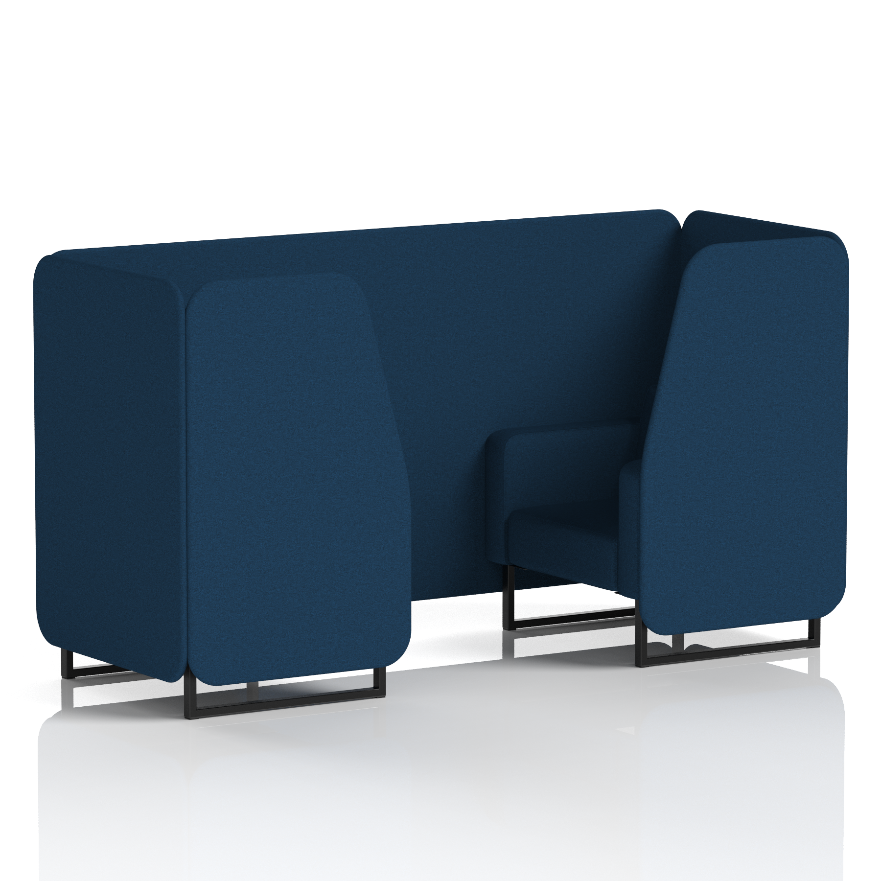 Brixworth Booth With Black Legs in Single Tone