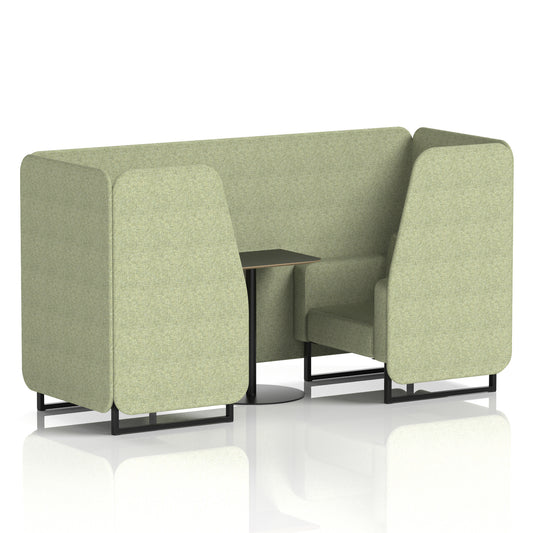 EE - Brixworth Booth With Black Table In Single Tone