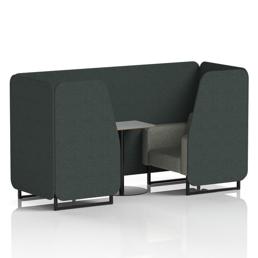 EE - Brixworth Booth With Grey Table In Two Tone