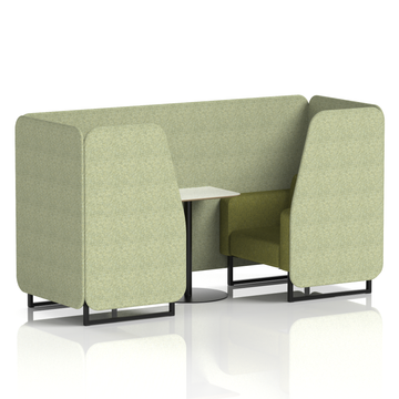 Rivet - Burnish Panels And Olive Sofa