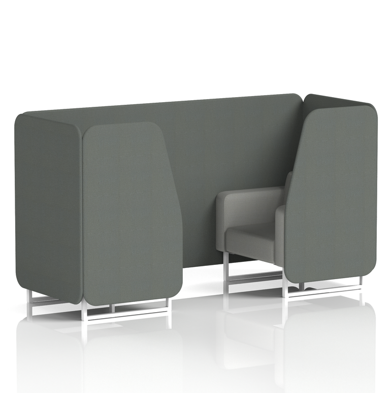 Brixworth Booth With White Legs in Two Tone