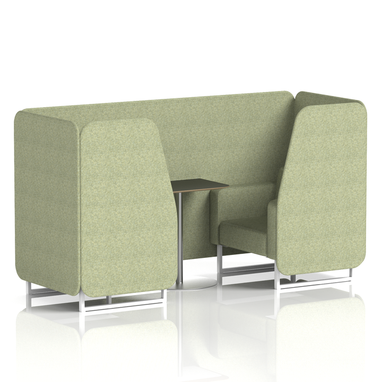 Brixworth Booth With Black Table In Single Tone