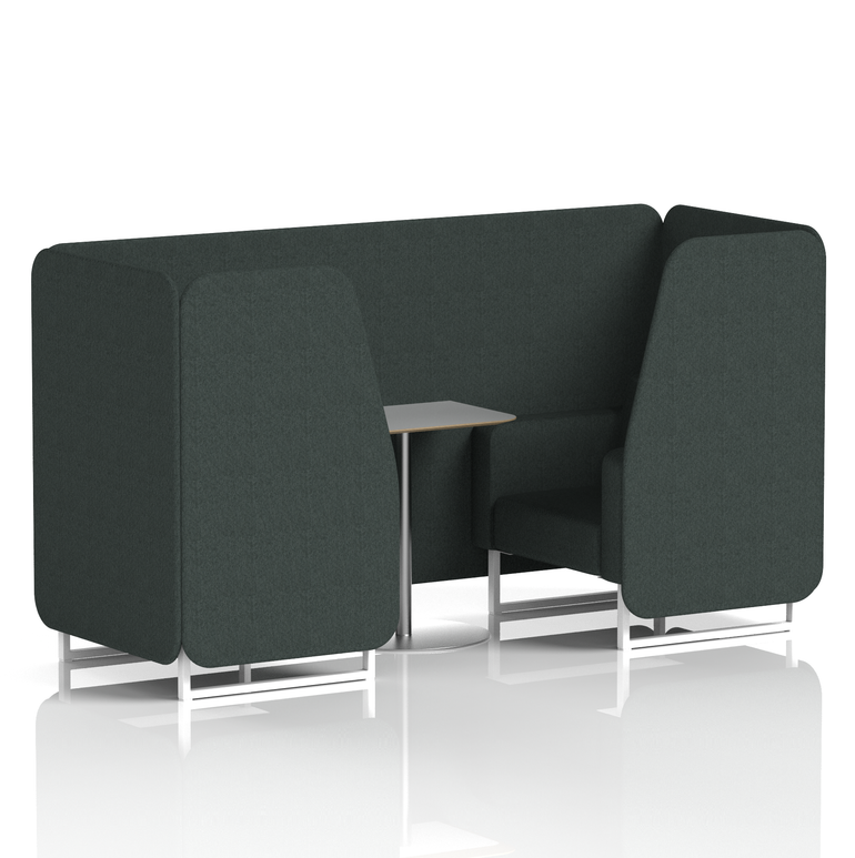 Brixworth Booth With Grey Table In Single Tone