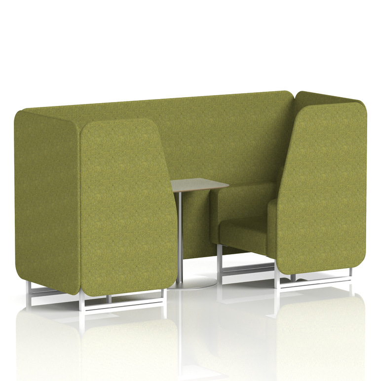 Brixworth Booth With Grey Table In Single Tone
