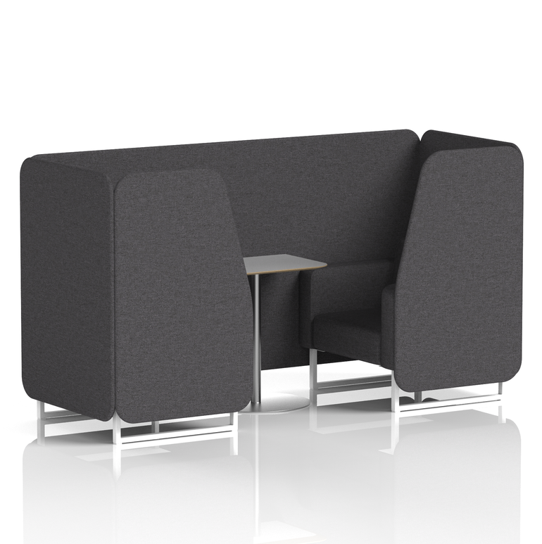 Brixworth Booth With Grey Table In Single Tone