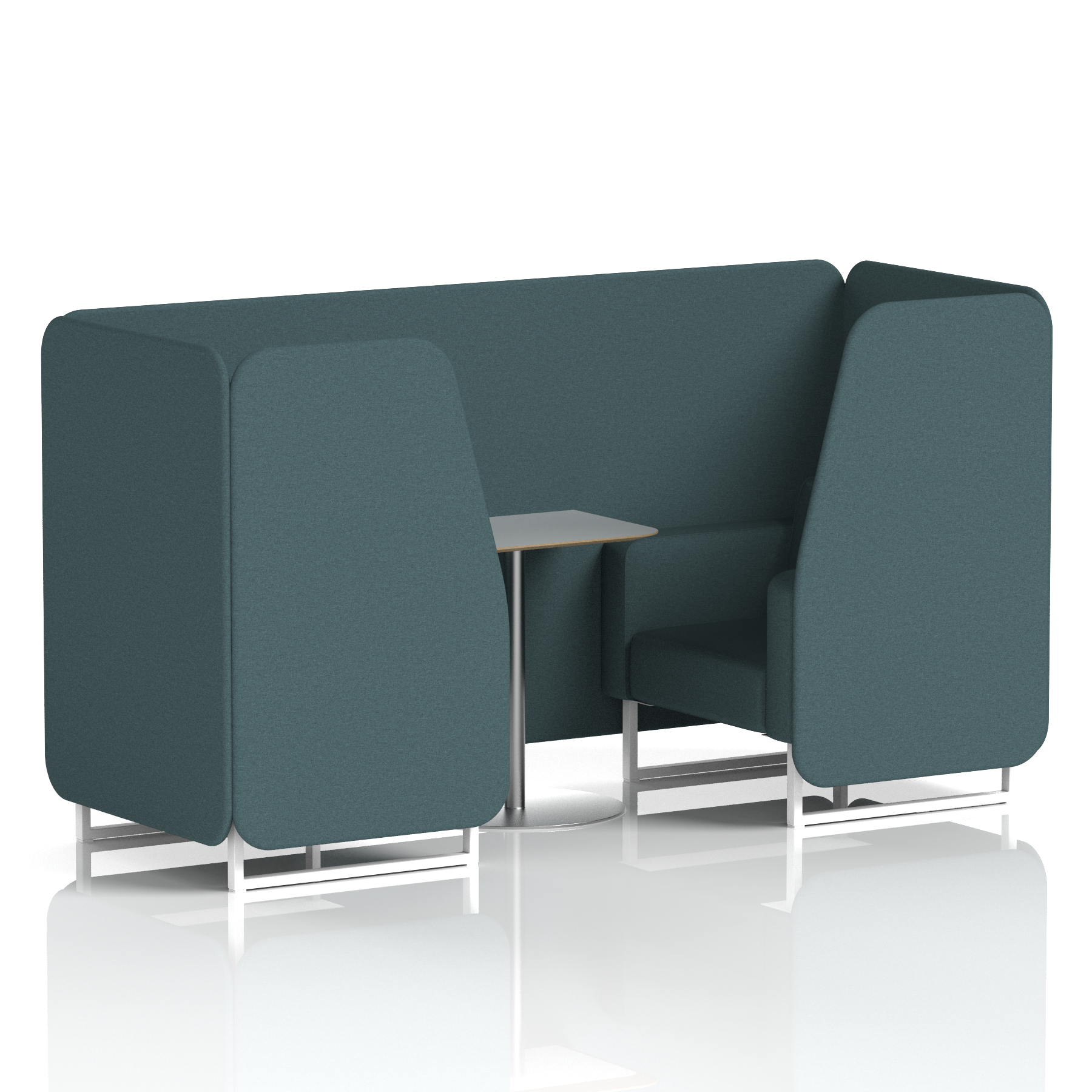 Brixworth Booth With Grey Table In Single Tone